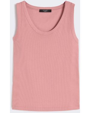 Max Mara Stretch Cotton Top - Pink