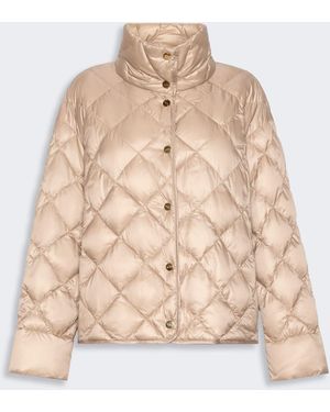 Max Mara Slim-Fit Puffer Jacket - Natural