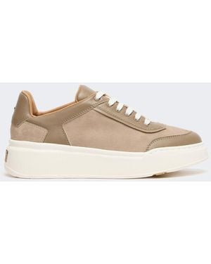 Max Mara Urban Suede Sneakers - White