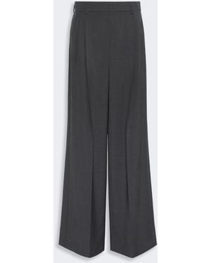 Max Mara Woolen Cloth Pants - Gray