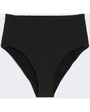 Max Mara High-Waisted Jersey Bikini Bottoms - Black