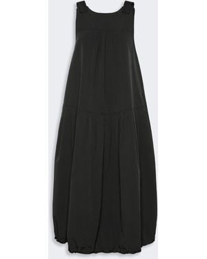 Weekend by Maxmara Sleeveless Water-Repellent Canvas Dress - Black
