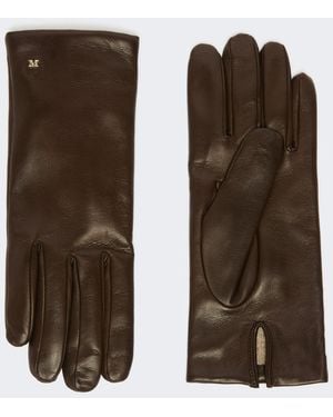 Max Mara Short Gloves - Brown