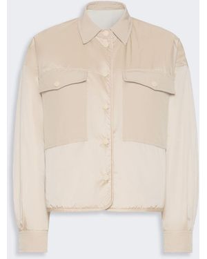 Max Mara Reversible Water-Repellent Canvas Padded Jacket - White