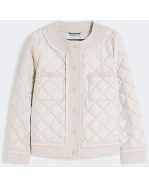 Max Mara Padded Cropped Jacket - White