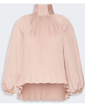 Max Mara Silk Taffeta Blouse - Pink