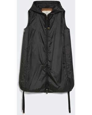 Max Mara Water-Repellent Canvas Gilet - Black