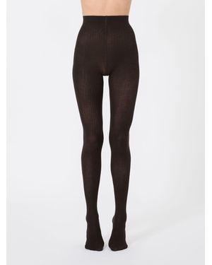 Max Mara Ribbed Cotton Tights - Multicolor