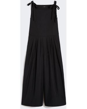 Max Mara Cotton Poplin Jumpsuit - Black