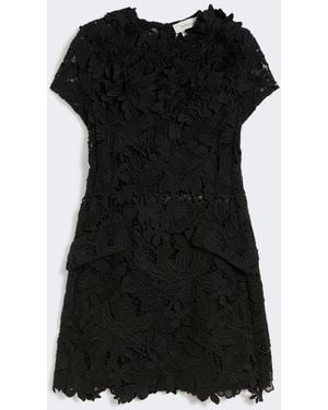 Max Mara Macramé Dress - Black