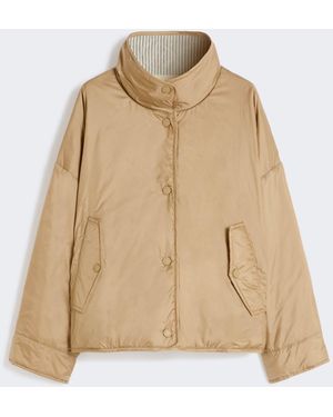 Max Mara Reversible Padded Jacket - Natural