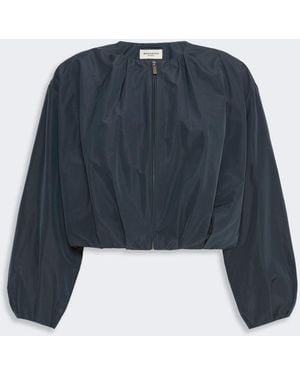 Max Mara Short Taffeta Jacket - Blue