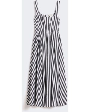 Max Mara Long Cotton Poplin Dress - White