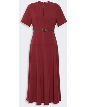 Max Mara Long Cady Dress - Red