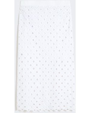 Max Mara Tube Skirt - White
