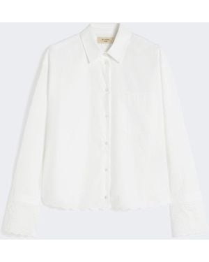 Max Mara Breast-Pocket Cotton Shirt - White