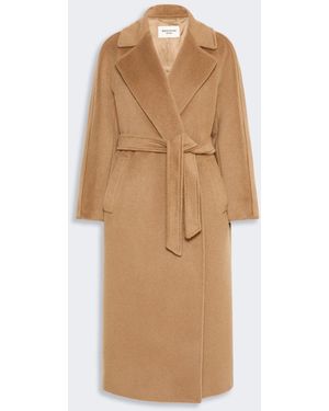 Max Mara Wool And Alpaca Teddy Coat - Natural