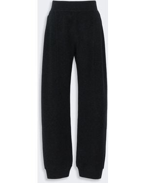 Max Mara Wool And Cashmere Jogging Pants - Black