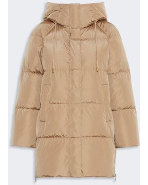 Max Mara Midi Parka - Natural
