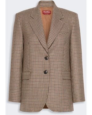 Max Mara Single-Breasted Blazer - Brown