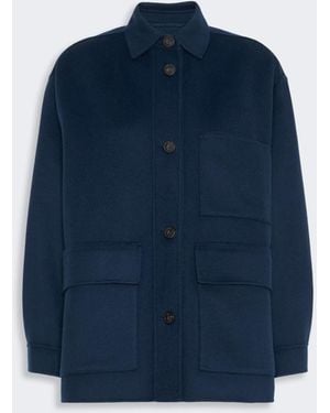 Max Mara Double Wool Jacket - Blue