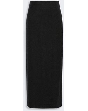 Max Mara Wool Wrap Skirt - Black