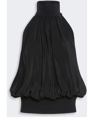 Max Mara Sleeveless Pure Silk Top - Black