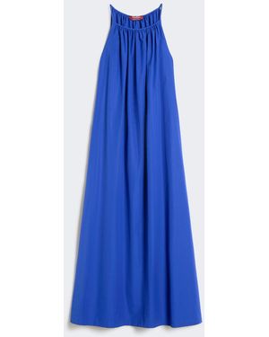 Max Mara Cotton Poplin Dress - Blue