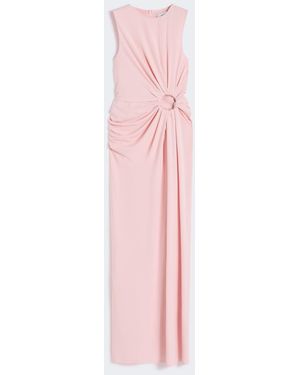 Max Mara Sleeveless Stretch Jersey Dress - Pink