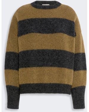 Max Mara Alpaca And Wool Blend Sweater - Multicolor