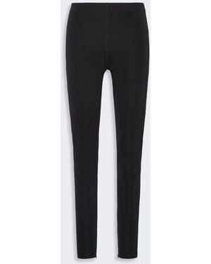 Max Mara Slim-Fit Jersey Pants - Black