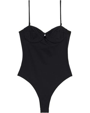 MC2 Saint Barth Medea Underwired One-Piece Swimsuit One Piece - Black