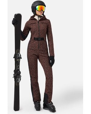 MC2 Saint Barth Animalier Ski Suit Garmisch With Recco Technology __Single__ Overalls - Multicolour