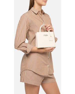 MC2 Saint Barth Structured Shop Mini Bag - Natural