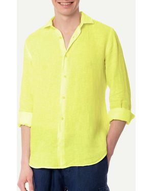 MC2 Saint Barth Pamplona Linen Shirt - Yellow