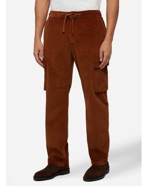 MC2 Saint Barth Camel Corduroy Cargo Pants Goldeck - Brown