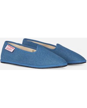 MC2 Saint Barth Denim Mychal Friulana Slippers Special Edition - Blue