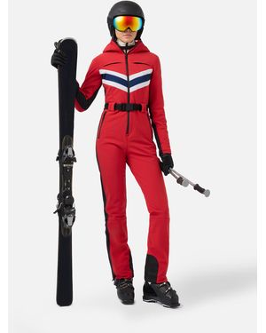 MC2 Saint Barth Garmisch Ski Suit With Recco Technology Overalls - Red
