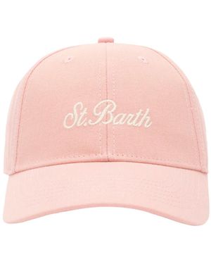 MC2 Saint Barth Baseball Cotton Linen Cap Hat - Pink