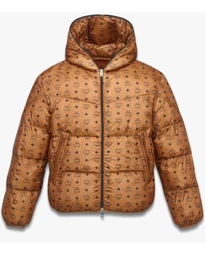 MCM Monogram Ripstop Nylon Parka - Brown
