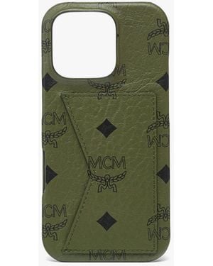 MCM Iphone 16 Pro Case - Green