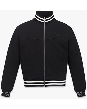 MCM Essential Logo Ponte Track Jacket - Blue