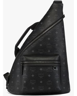 MCM Aren Sling In Visetos - Black