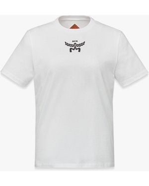 MCM Logo Print T-Shirt - White