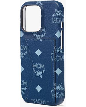 MCM Iphone 16 Pro Max Case in Blue for Men | Lyst