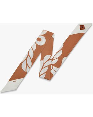 MCM Laurel Petite Scarf - White