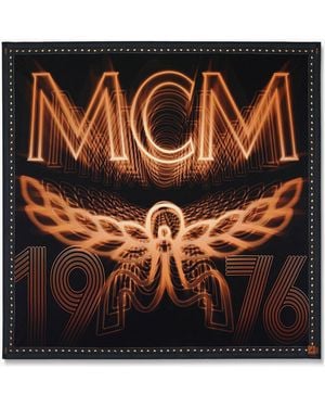 MCM M50 Logo Silk Scarf - Black