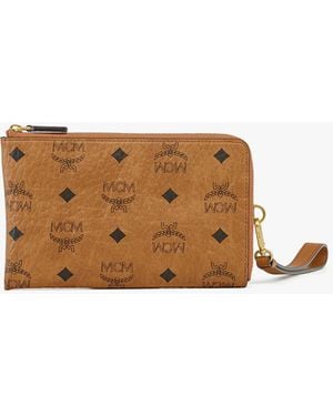 MCM Ottomar Travel Pouch - Brown