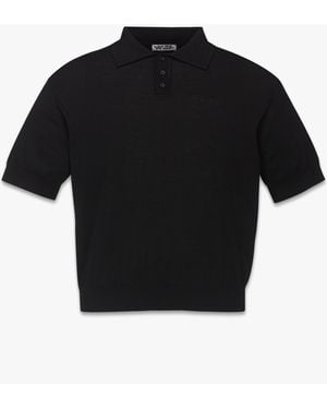 MCM X We The Best Logo Embroidery Polo - Black
