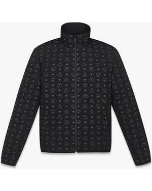 MCM Reversible Monogram Print Windbreaker In Econyl - Black